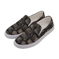 Stone Patch Sidewalk Women s Canvas Slip Ons by HermanTelo