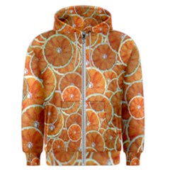 Oranges Background Men s Zipper Hoodie