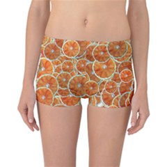 Oranges Background Reversible Boyleg Bikini Bottoms