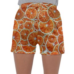 Oranges Background Sleepwear Shorts