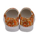 Oranges Background Women s Canvas Slip Ons View4