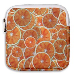 Oranges Background Mini Square Pouch