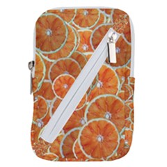 Oranges Background Belt Pouch Bag (large)