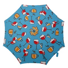 Cups And Mugs Blue Hook Handle Umbrellas (small)