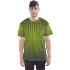 Hexagon Background Circle Men s Sports Mesh Tee