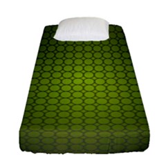 Hexagon Background Circle Fitted Sheet (single Size)