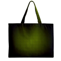 Hexagon Background Circle Zipper Mini Tote Bag