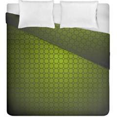 Hexagon Background Circle Duvet Cover Double Side (king Size) by HermanTelo