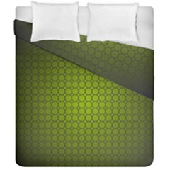 Hexagon Background Circle Duvet Cover Double Side (california King Size) by HermanTelo