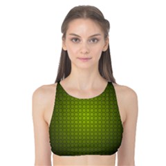 Hexagon Background Circle Tank Bikini Top