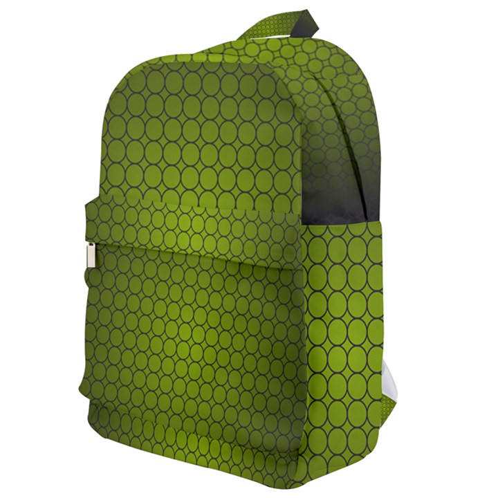 Hexagon Background Circle Classic Backpack