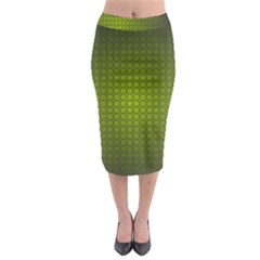 Hexagon Background Circle Midi Pencil Skirt by HermanTelo