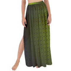 Hexagon Background Circle Maxi Chiffon Tie-up Sarong