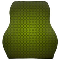 Hexagon Background Circle Car Seat Velour Cushion 