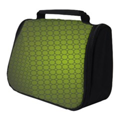 Hexagon Background Circle Full Print Travel Pouch (small)