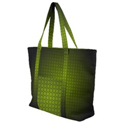 Hexagon Background Circle Zip Up Canvas Bag by HermanTelo