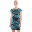 Background Neon Abstract Cap Sleeve Bodycon Dress View1