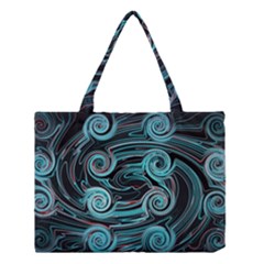 Background Neon Abstract Medium Tote Bag