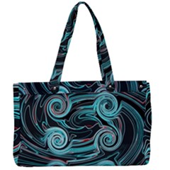 Background Neon Abstract Canvas Work Bag by HermanTelo