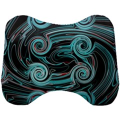 Background Neon Abstract Head Support Cushion by HermanTelo