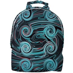 Background Neon Abstract Mini Full Print Backpack