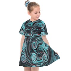 Background Neon Abstract Kids  Sailor Dress