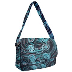 Background Neon Abstract Courier Bag