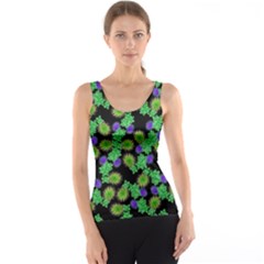 Flowers Pattern Background Tank Top by HermanTelo