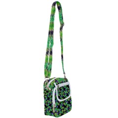 Flowers Pattern Background Shoulder Strap Belt Bag