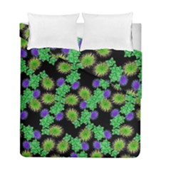 Flowers Pattern Background Duvet Cover Double Side (full/ Double Size)