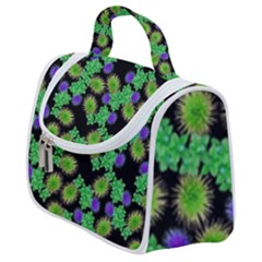 Flowers Pattern Background Satchel Handbag by HermanTelo