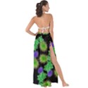 Flowers Pattern Background Maxi Chiffon Tie-Up Sarong View2