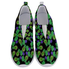 Flowers Pattern Background No Lace Lightweight Shoes