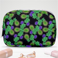 Flowers Pattern Background Make Up Pouch (small)