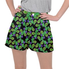 Flowers Pattern Background Ripstop Shorts