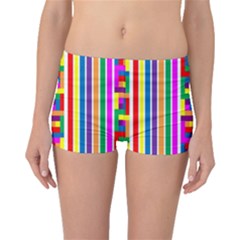 Rainbow Geometric Spectrum Boyleg Bikini Bottoms by Mariart