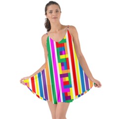 Rainbow Geometric Spectrum Love The Sun Cover Up