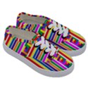 Rainbow Geometric Spectrum Kids  Classic Low Top Sneakers View3