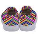 Rainbow Geometric Spectrum Kids  Classic Low Top Sneakers View4