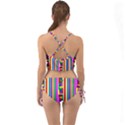 Rainbow Geometric Spectrum Mini Tank Bikini Set View2