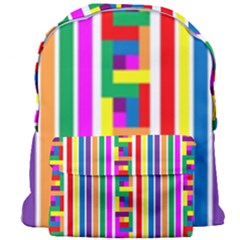 Rainbow Geometric Spectrum Giant Full Print Backpack