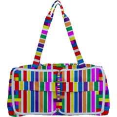 Rainbow Geometric Spectrum Multi Function Bag