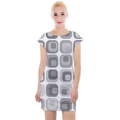 Zappwaits   Retro Cap Sleeve Bodycon Dress by zappwaits