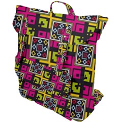 Squares Pattern                                  Buckle Up Backpack by LalyLauraFLM