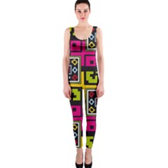 Squares Pattern                                  Onepiece Catsuit by LalyLauraFLM