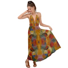 J 4 Backless Maxi Beach Dress