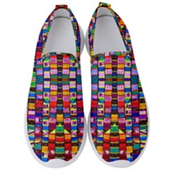 J 5 Men s Slip On Sneakers by ArtworkByPatrick