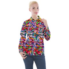 J 6 Women s Long Sleeve Pocket Shirt