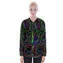 Neon waves                                  Women Long Sleeve Shirt View1