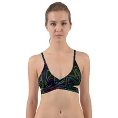 Neon Waves                                 Wrap Around Bikini Top by LalyLauraFLM